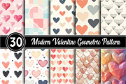 Modern Valentine Geometric Pattern, a Background Photo by RobertsArt (Thumbnail 1 of 5)