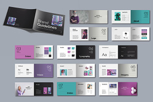 Brand Guide Brochure InDesign Layout