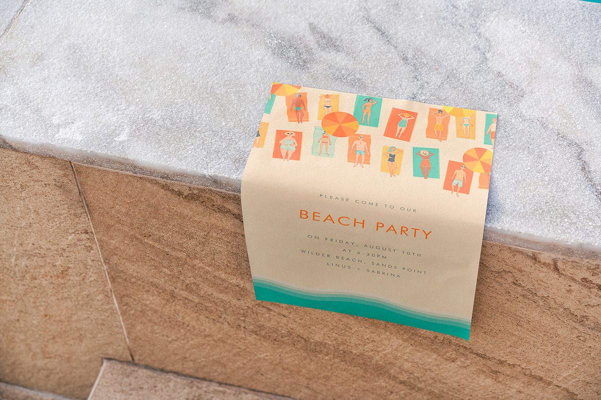 Poster Mockups Summer Party, a Print Template by Dikarte.Store (Photo 6 of 9)