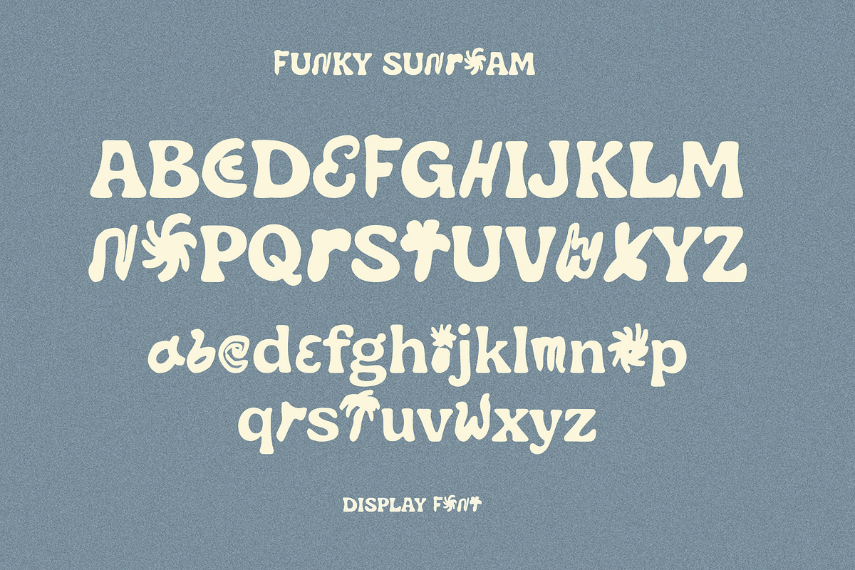 Sunroam Bold Retro Symbols Font Duo, a Font by Laras Wonderland (Photo 5 of 12)