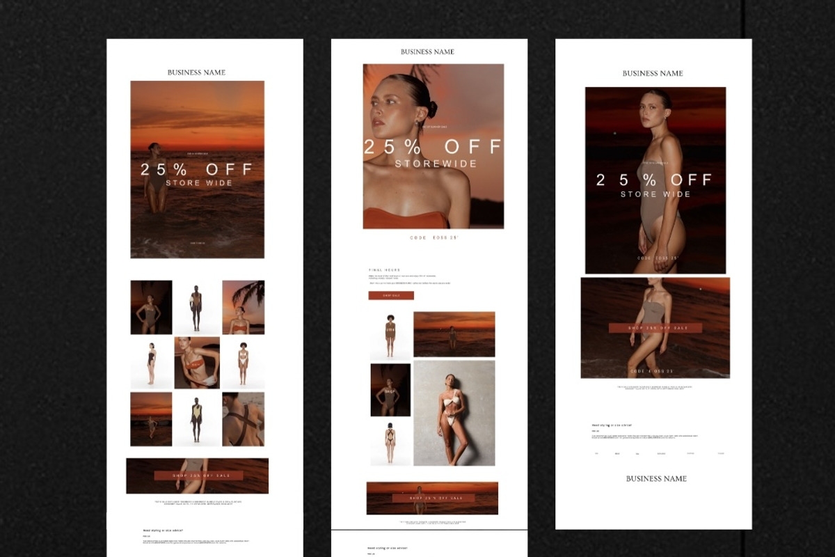 Minimalist E-commerce Email Template