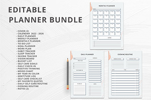 Editable Planner Bundle Vol.21