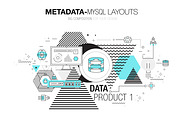 Metadata trendy compositions 7 ps, a Technology Illustration by Vladimir Vihrev (Thumbnail 7 of 7)