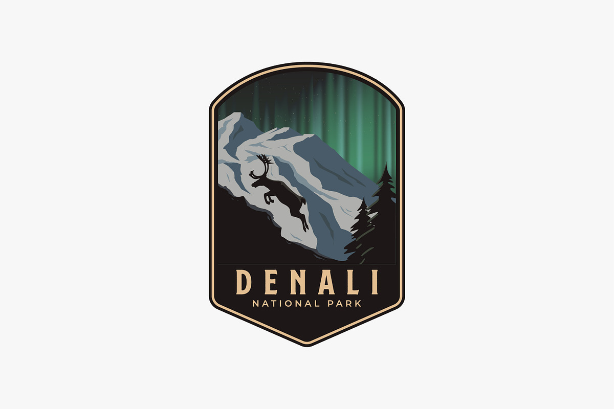 Denali National Park Logo, a Branding & Logo Template by DOMHOUZE