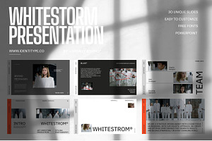 Whitestrom Brand Guide PPTX, a Presentation Template by Identy Studio