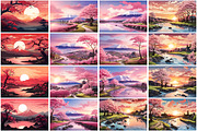 Japanese Wallpaper, a Wallpaper Graphic by Forhadx5 (Thumbnail 5 of 8)