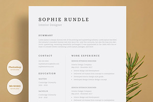 Clean Resume/CV, a Resume Template by UX-group