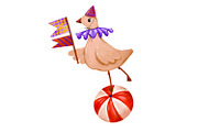 Festive Goose Party Clipart Set, an Animal Illustration by the_myro (Thumbnail 16 of 17)
