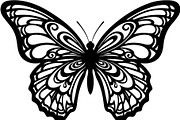 Elegant Butterfly Silhouette, an Object Graphic by Creativeshirt (Thumbnail 6 of 17)