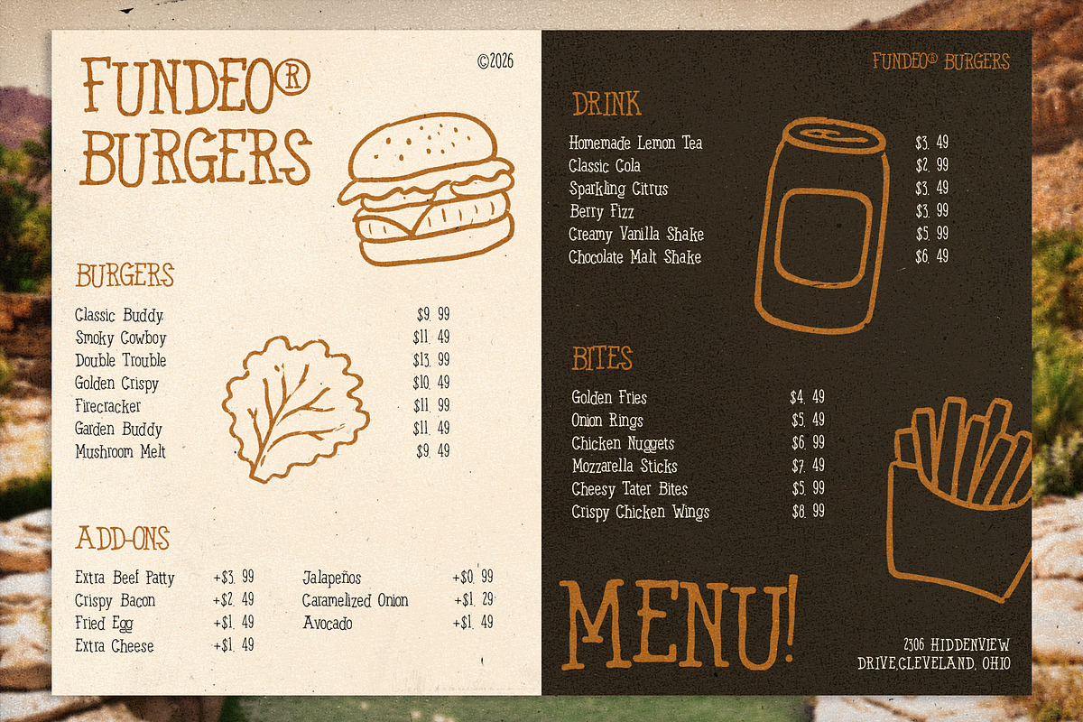 Fundeo, a Handwritten Font by Japa Mantra (Photo 7 of 9)