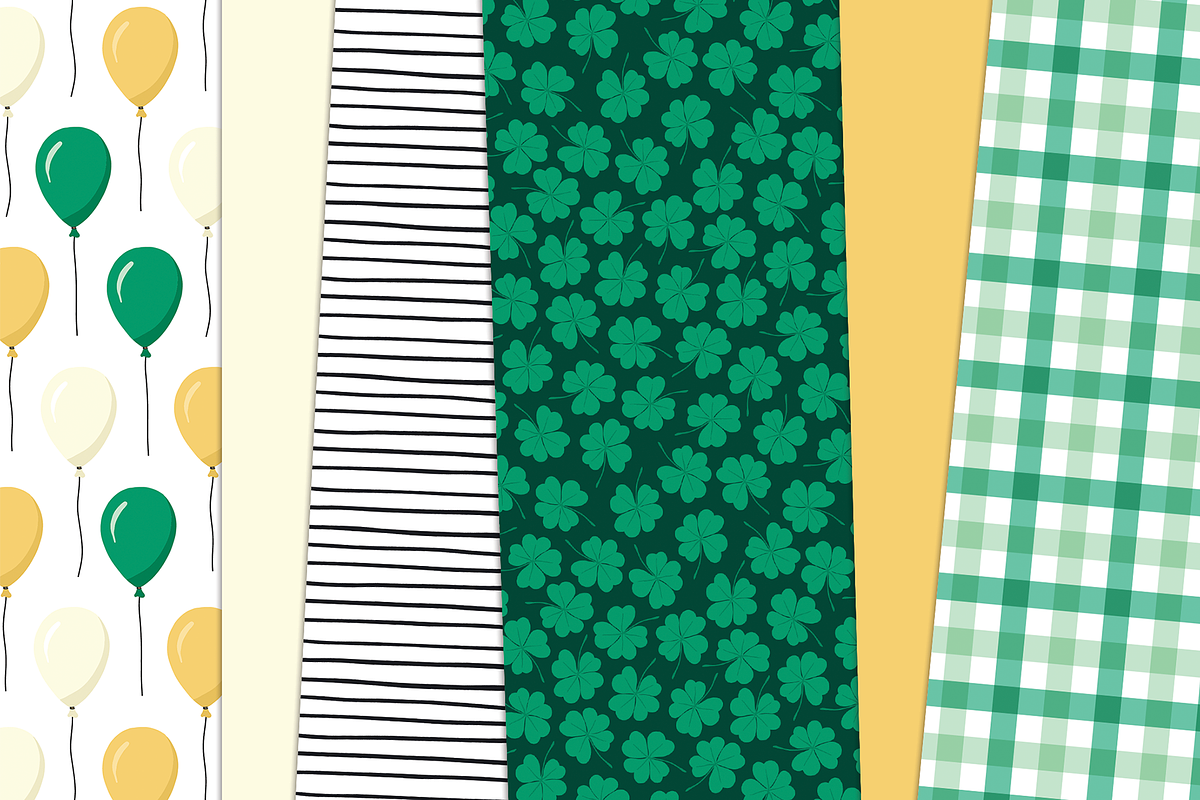 St Patrick's Day Digital Bundle, a Pattern Graphic by Paper Starr Studio (Photo 2 of 6)