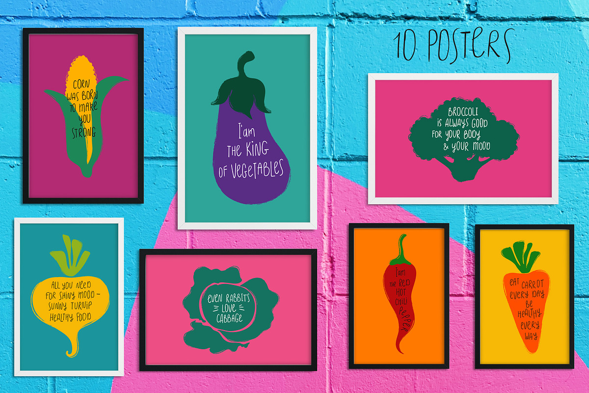 Vegetables For Your Kitchen, a Food Illustration by Annakniaz (Photo 9 of 11)