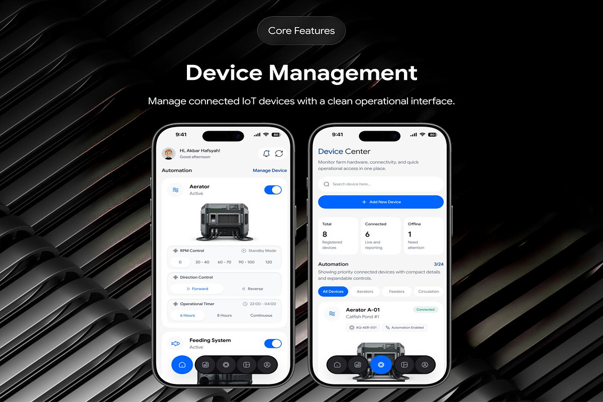 AQUIVA Smart Aquaculture Management, an UI Kit Template by Lumina_ui_ux202 (Photo 7 of 8)