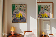 Bedroom Art Frame Mockup | DIN A, a Mockup by momomockps (Thumbnail 2 of 9)