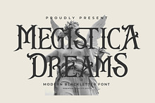 Megistica Dreams Modern Blackletter
