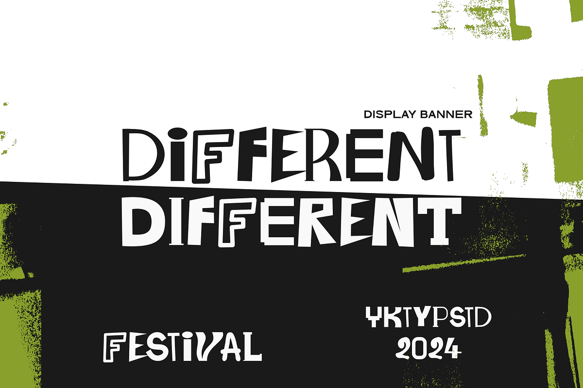 Display Banner Font, a Handwritten Font by Yktypstd (Photo 3 of 7)
