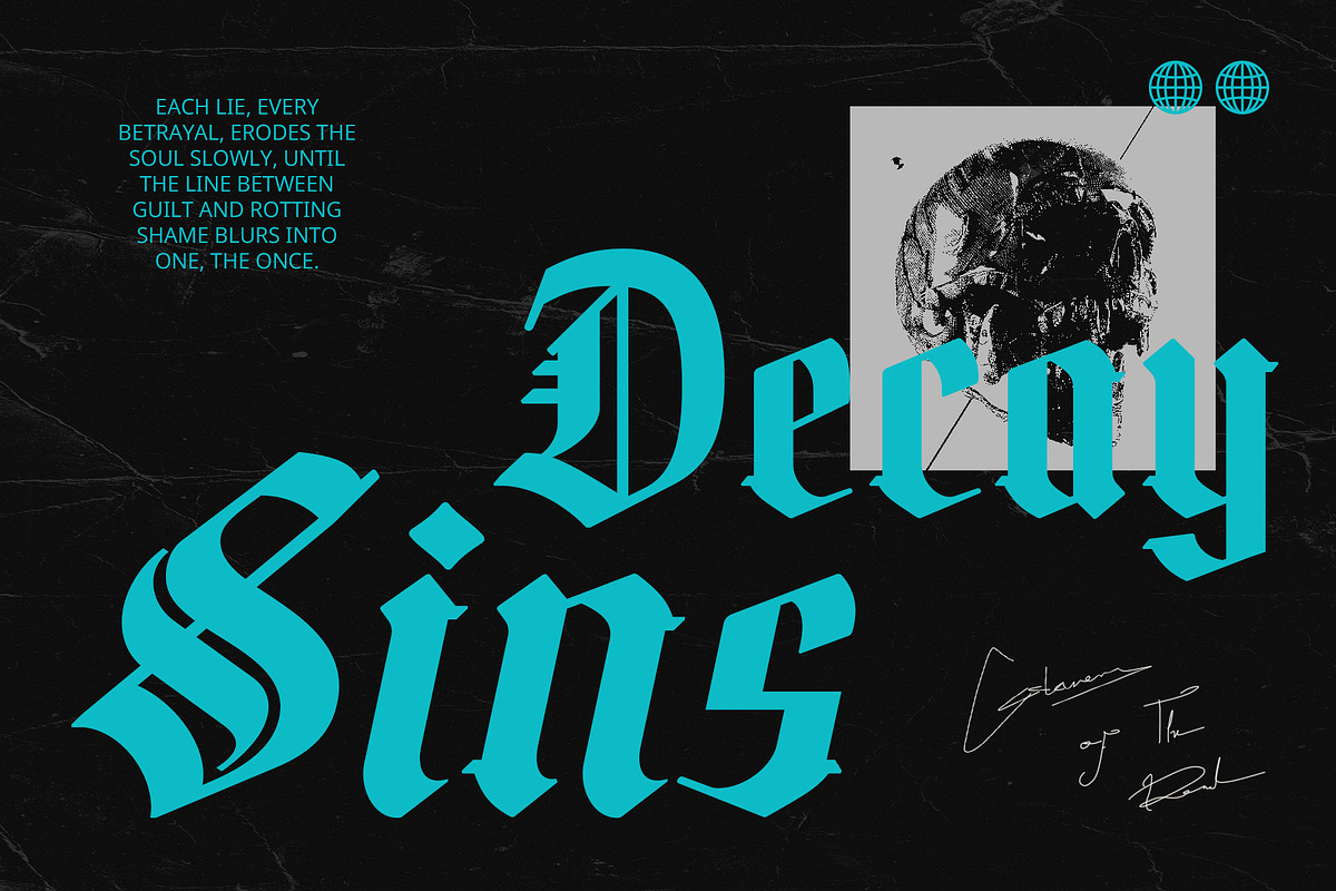 CS Claes – Old English Font, a Blackletter Font by Craft Supply Co. (Photo 2 of 8)