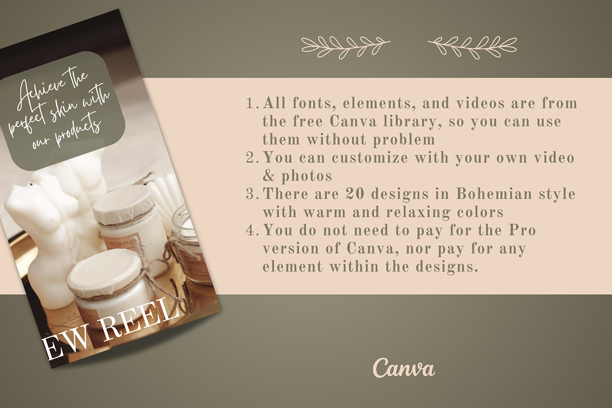 Beauty Instagram Reel Cover Template, a Social Media Template by PaolaroiDesign (Photo 7 of 7)