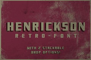 Henrickson Retro-Font