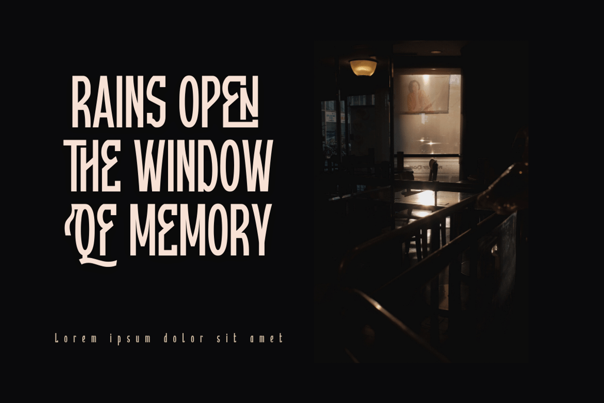 Aillek | Retro Condensed Font, a Sans Serif Font by twinstd (Photo 3 of 13)