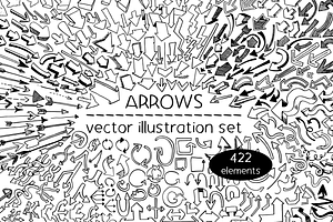 Arrows - vector illustration set