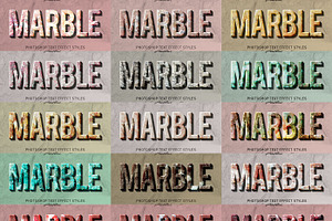 60 Styles Font Wood&Marble