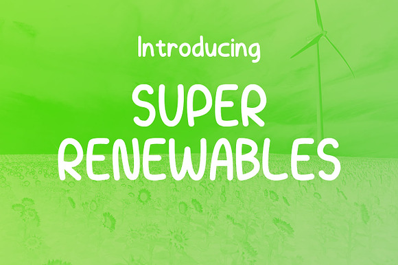 Super Renewables preview 4