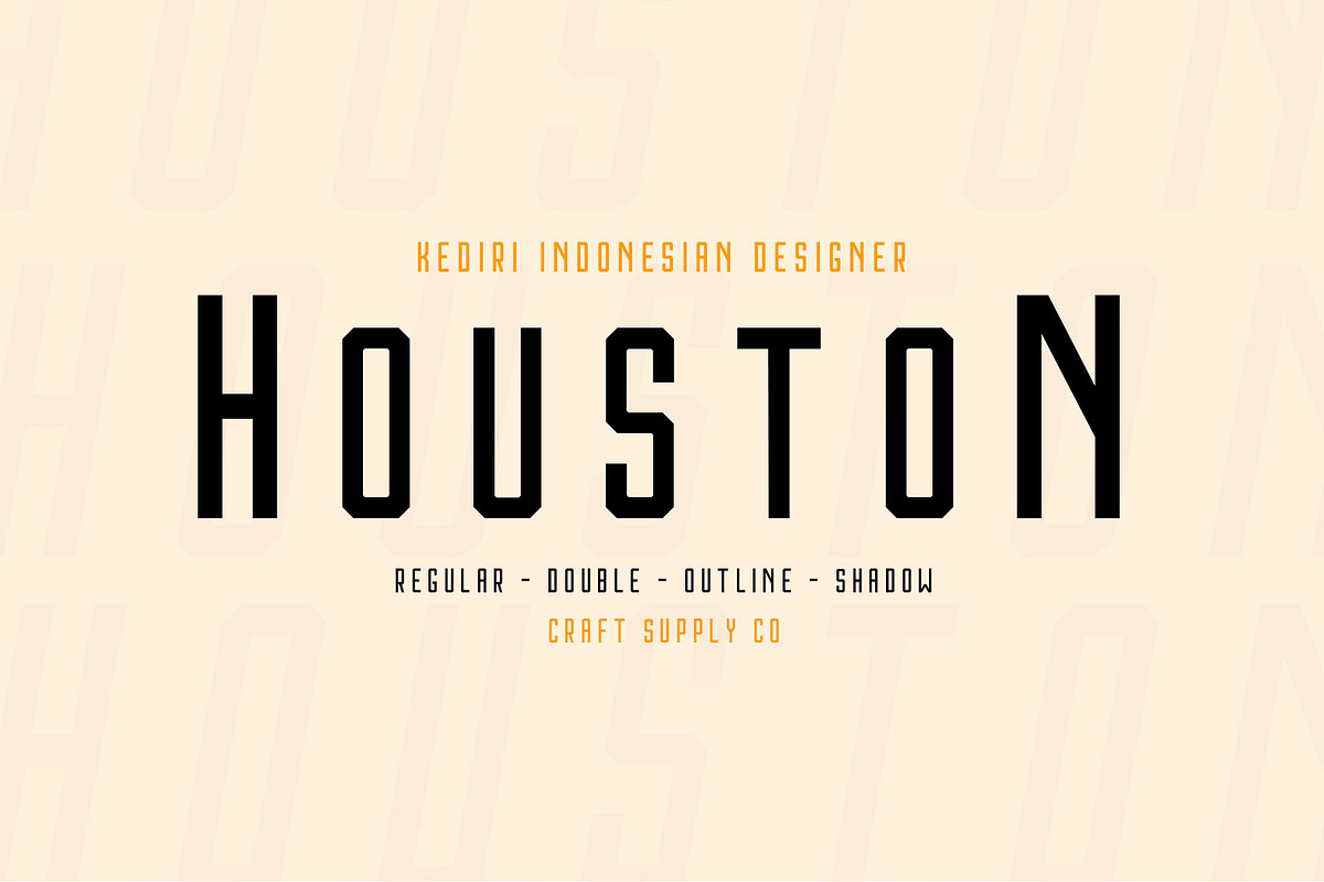 Houston Font Family, a Sans Serif Font by Craft Supply Co. (Photo 10 of 10)