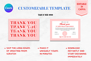 Custom Thank You Card Template, a Business Card Template by Kyuubu Arts (Thumbnail 1 of 5)