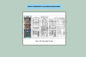 Bundle Storefront Coloring Bookmarks