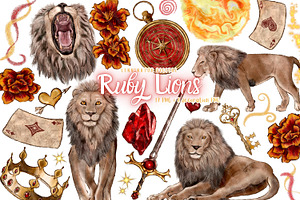 Lion PNG Clipart - Fantasy Magic