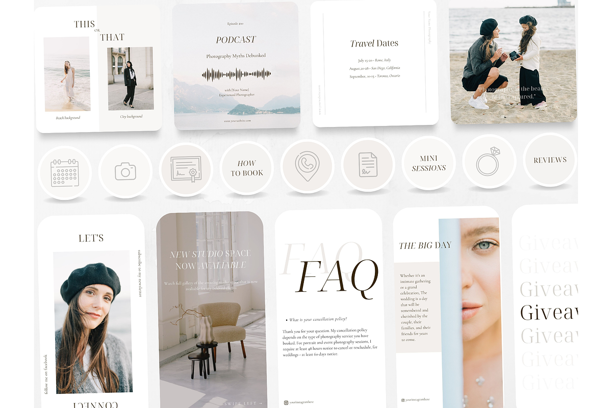 210 Photography Social Media BUNDLE, a Social Media Template by PatternLab. (Photo 9 of 10)