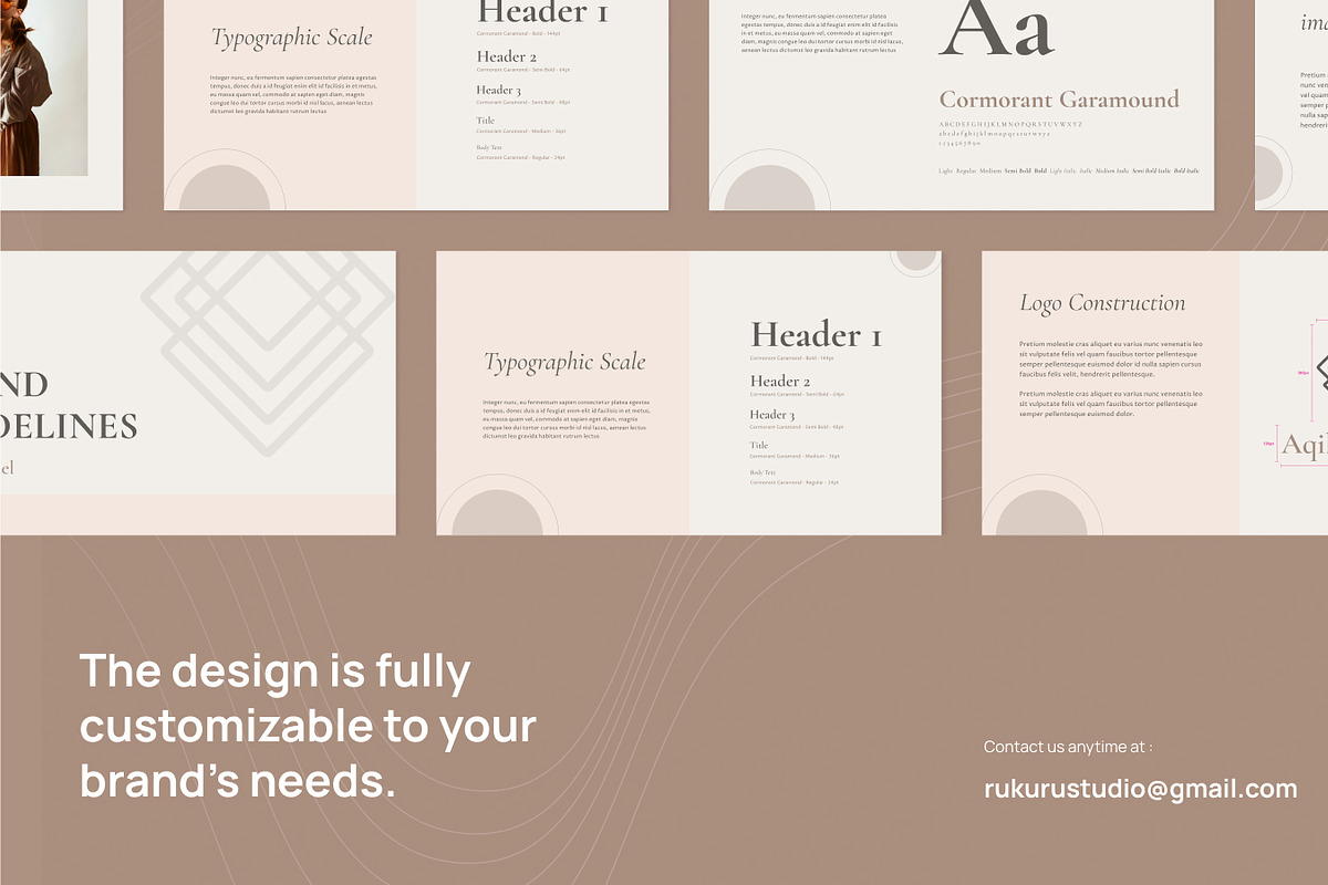 Aqilla – Fashion Brand Guidelines, a Presentation Template by Rukuru Studio (Photo 7 of 7)