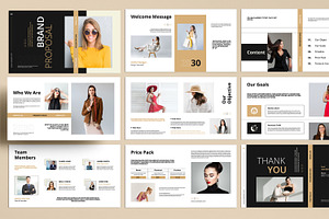 Brand Proposal Template Design, a Presentation Template by MightyDesign