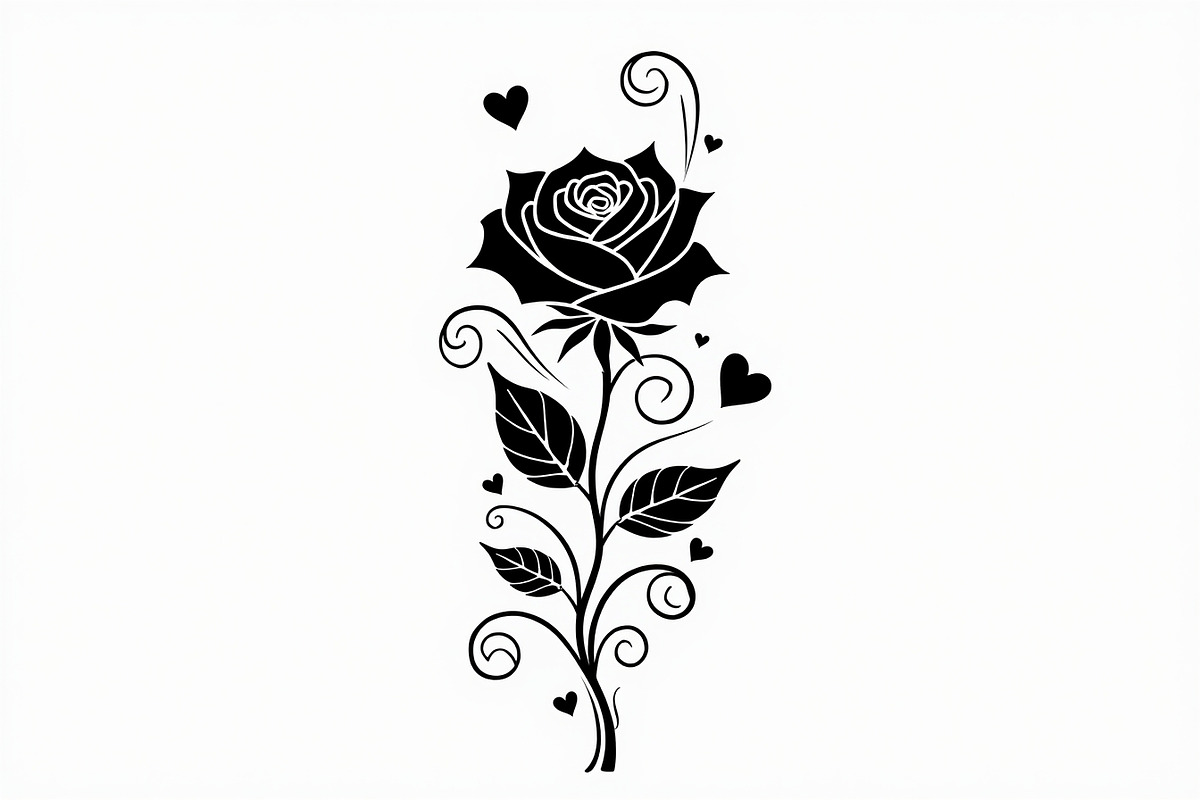 Romantic Rose Vector Pack, an Illustration by Designer_Momina (Photo 4 of 9)