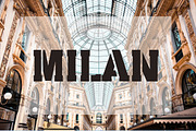 Milan Stencil - Urban City Font, a Slab Serif Font by vladocar (Thumbnail 7 of 7)