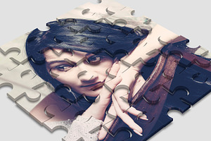 3D Puzzled Mock-Up 05