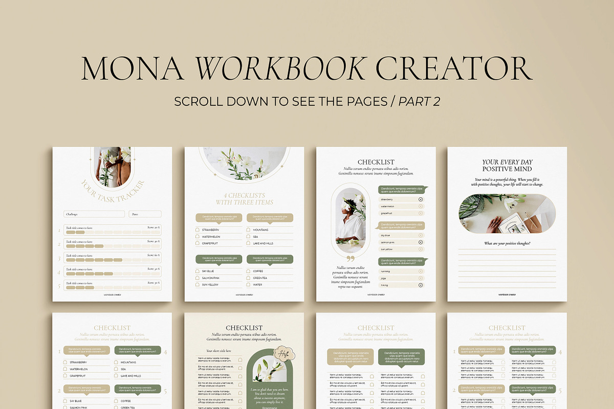 2in1 eBook+WorkBook for Course 2023, a Magazine Template by Mirazz (Photo 30 of 41)