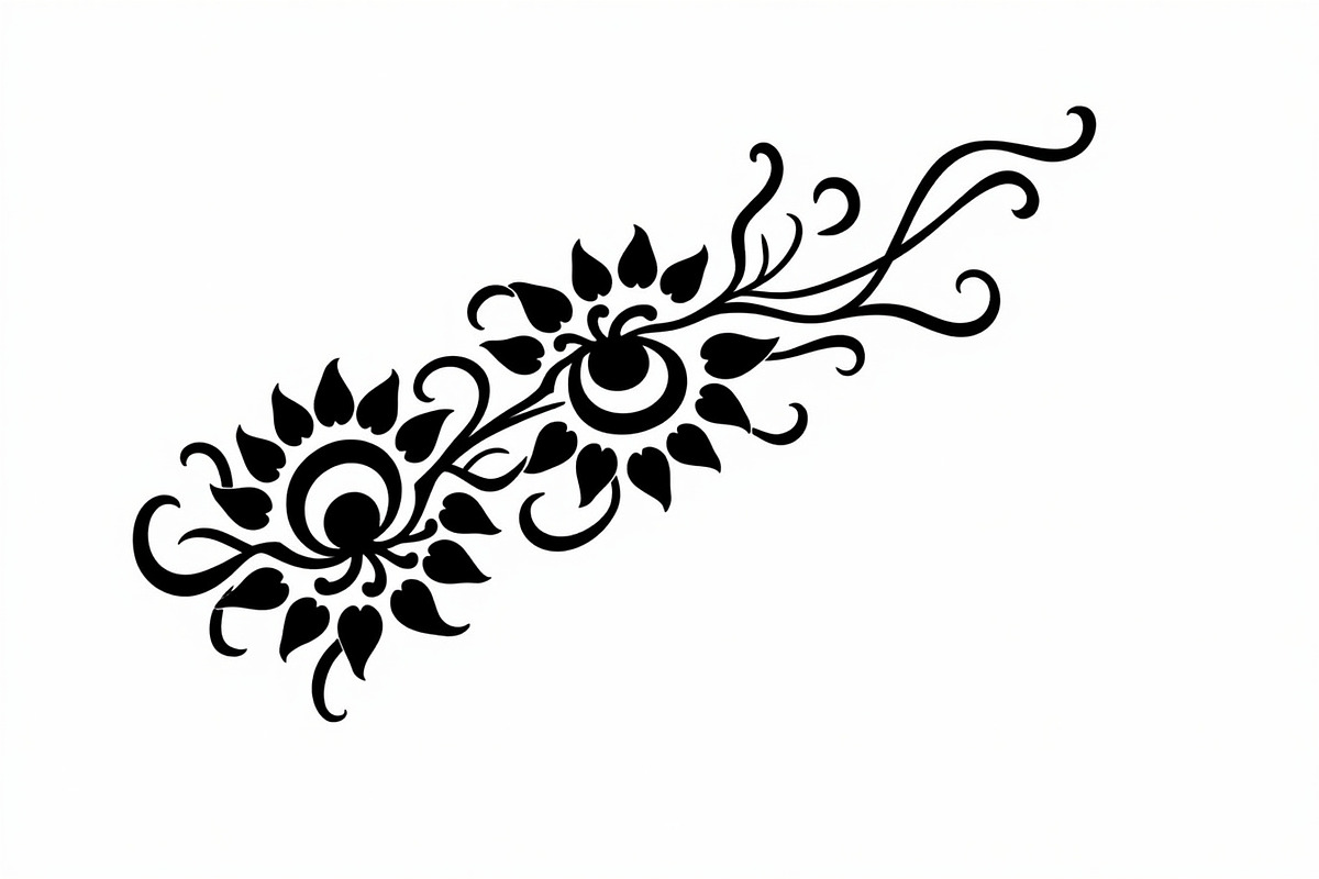 Elegant flower decorative design, an Illustration by Amazin_art (Photo 7 of 21)