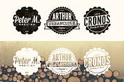 Vintage Gear Badges, a Branding & Logo Template by Yusof Mining (Thumbnail 4 of 5)