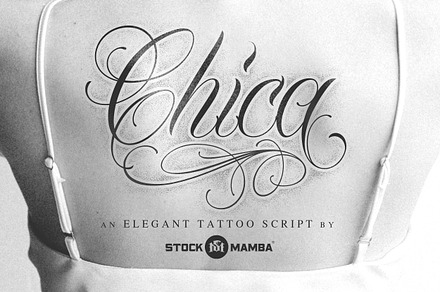 Chica Script Font, a Script Font by StockMamba