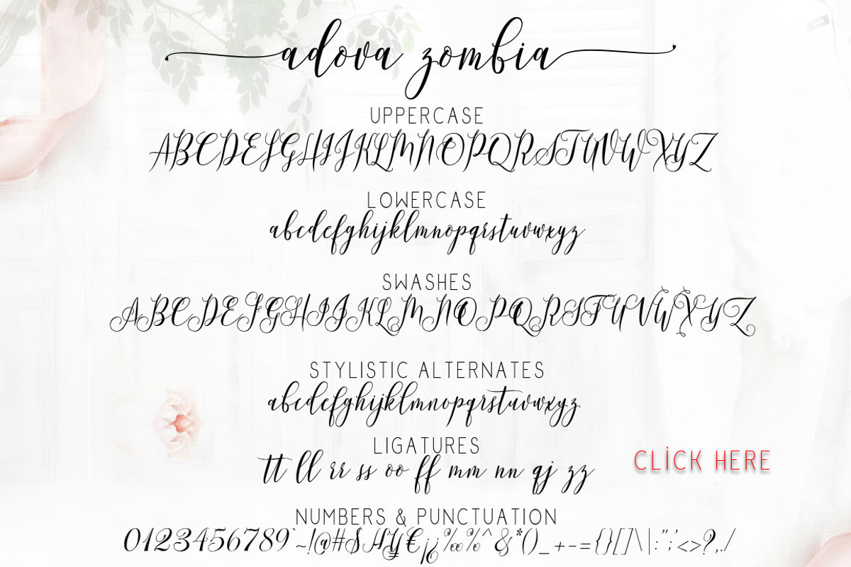 Adova zombia Font Duo, a Script Font by Jhoel Design (Photo 11 of 13)