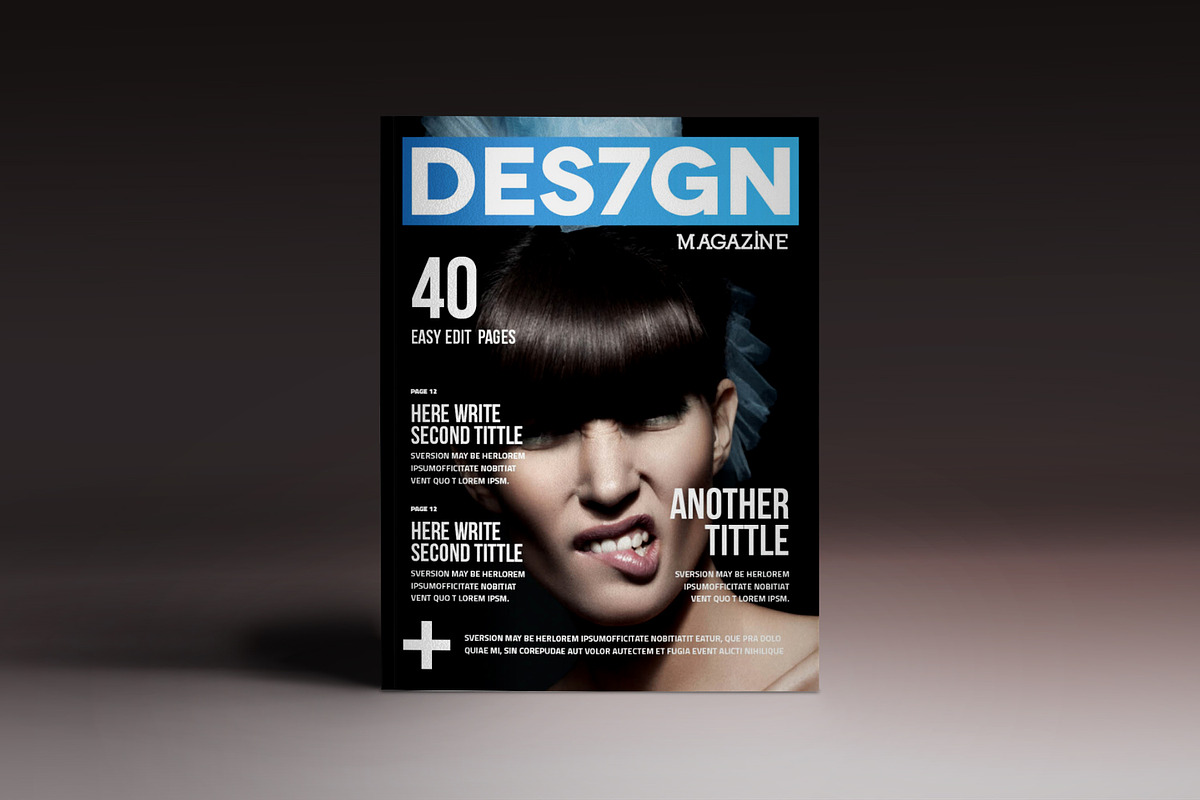 Des7gn Mgz, a Magazine Template by Luuqas Design (Photo 1 of 20)
