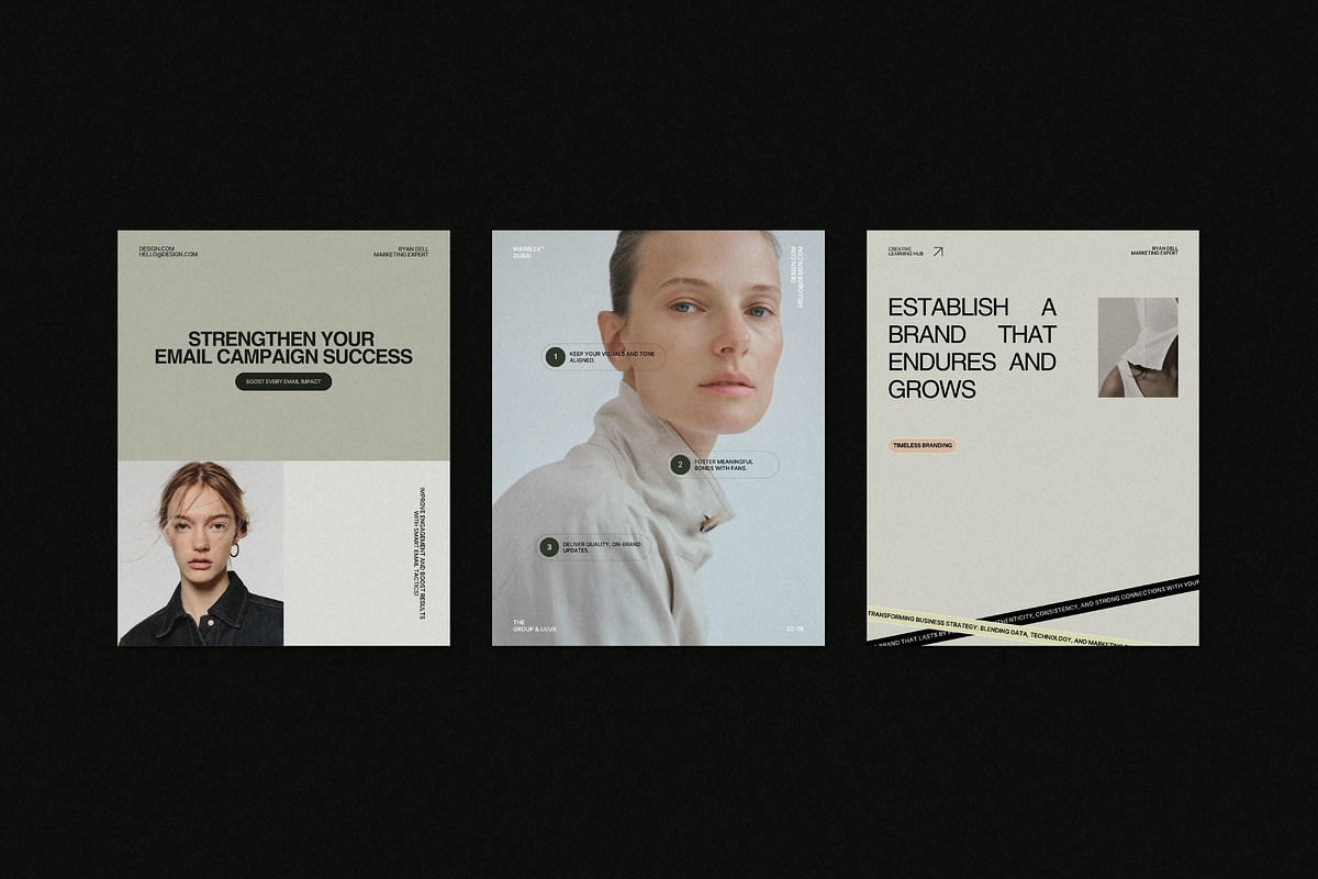 ZAVI | Social Media Kit (III), a Social Media Template by The Aesthetic Studio (Photo 2 of 10)