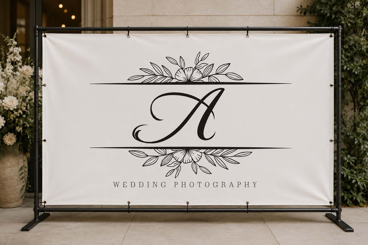 Malietha Flower Monogram, a Handwritten Font by Yoga Letter (Photo 2 of 7)