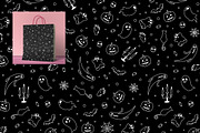5 Halloween Seamless Pattern, a Pattern Graphic by vintagio (Thumbnail 2 of 4)