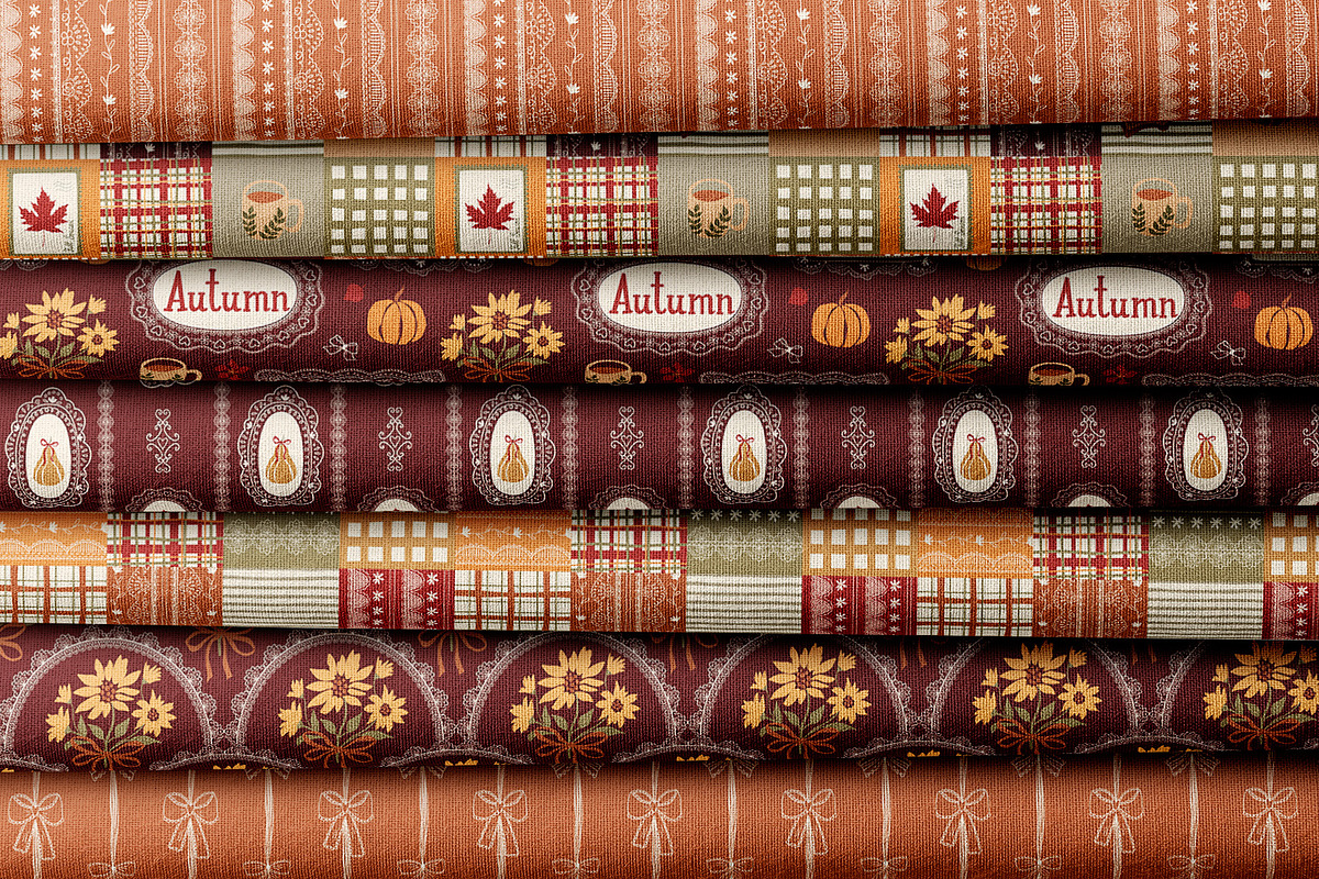 Autumn lace patterns Vector, a Pattern Graphic by Tani Kuzminka (Photo 12 of 24)