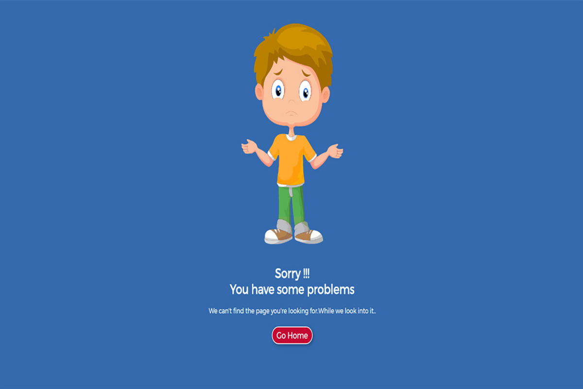 404 Lost Boy, a HTML Template by XYZ Space