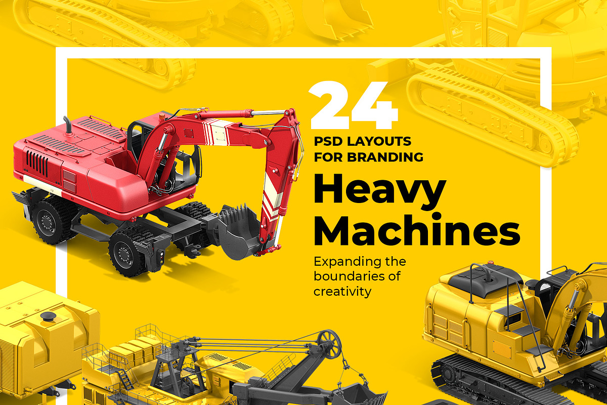 24 PSD Heavy Machines Mockup 360 #03, a Product Mockup by ARKS ACADEMY (Photo 1 of 6)