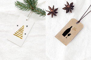 Christmas Holiday Cards & Tags Set